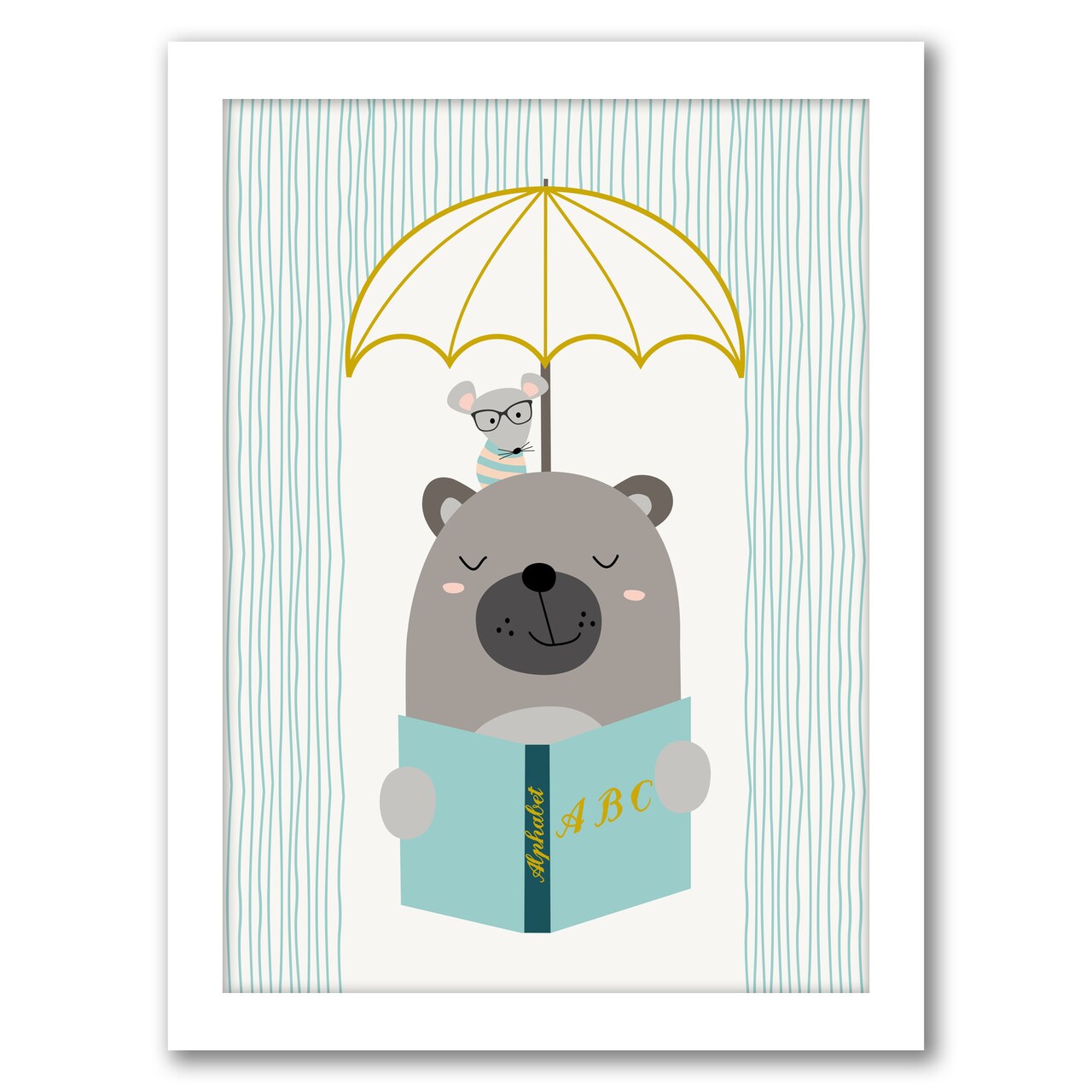 Abcbear by Nanamia Design Frame  - Americanflat